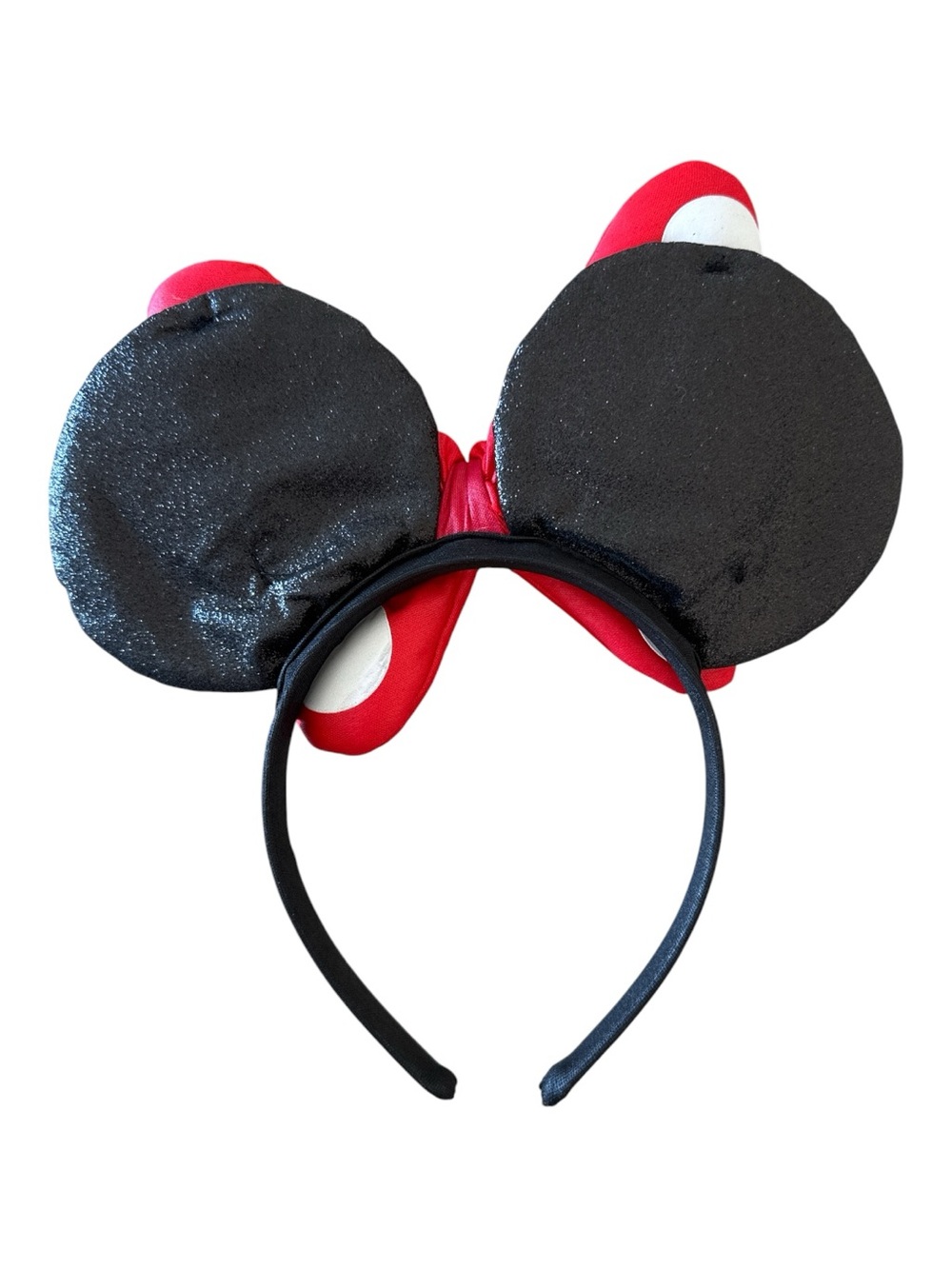 Disney Minnie Mouse Costume Dress with Bow Headband Size Adult Small 2-4 - Picture 8 of 12